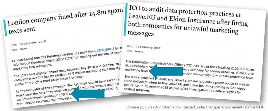 News article - London company fined after 14.8m spam texts sent