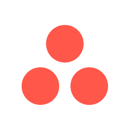 Asana logo - on page